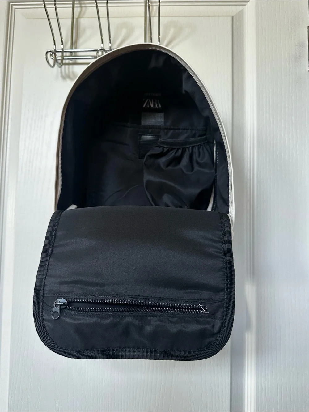 Tretorn x Zara Kids Rubberized water-resistant White and Black Backpack